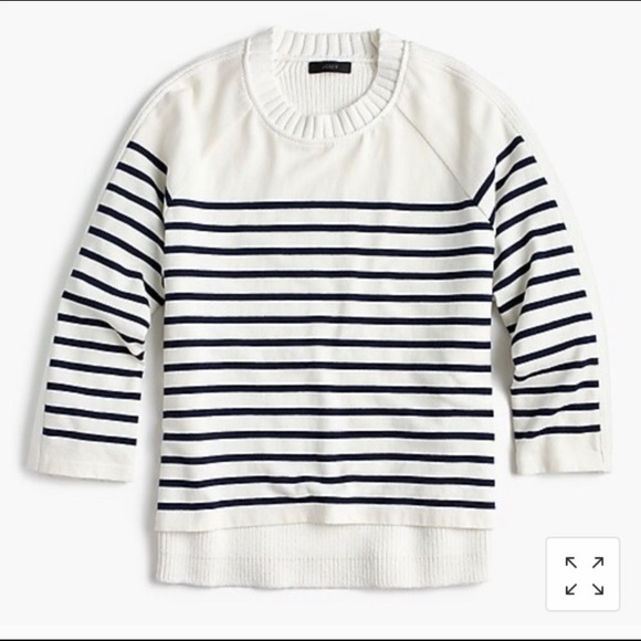 J. Crew Sweaters - J. Crew Collection Crewneck Striped Sweater